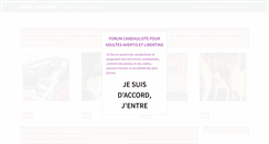 Desktop Screenshot of forum-candaulisme.fr