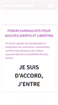 Mobile Screenshot of forum-candaulisme.fr
