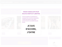 Tablet Screenshot of forum-candaulisme.fr